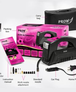 Electric Air Compressor Tire Inflator AC/DC Portable for Car – DC 12V, Home – AC 110V, Upscale, with Digital Pressure Gauge, Air Pump for Car Tires, Motorcycle, Bike, Basketball and More 16 71OhjwPlhwL