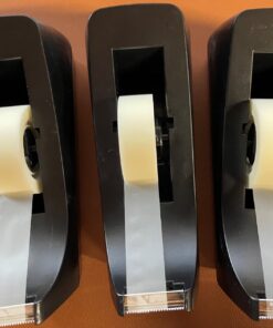 Tape Dispenser Desk with 3 Rolls Invisible Tape Dispensers Non-Skid Pad Design Tape with Dispenser, Wide Application for School, Home, Gift Wrapping 19 71OhsTFCUbL