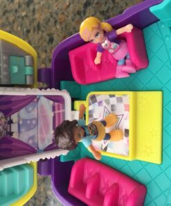 Polly Pocket Playset, Travel Toy with 2 Micro Dolls & Surprise Accessories, Pocket World Cupcake Compact, Food Toy 27 71OiCQnh7jL 3