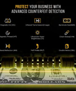 KOLIBRI Money Counter Machine with Advanced Counterfeit Detection & LCD Display | 1,500 Bills per Minute Cash Counter | Add and Batch Modes | 3-year Warranty, 24/7 US Customer Support (2024 Model) 22 71OiFQS3nL 2