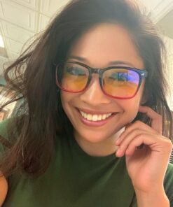 Beison Computer Glasses Anti Blue Light Anti-glare Anti-fatigue Computer/TV Electromagnetic Radiation Protection Purple 53 Millimeters 15 71OimauAX7L