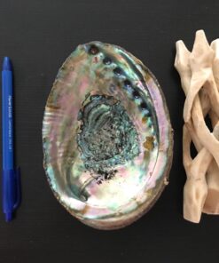 New Age Smudges & Herbs® 5 - 6 inches Premium Natural Abalone Shell &Wooden Stand~ Smudging, Cleansing Home, Meditation, Incense Holder, Home Décor, 100% Natural & Sustainable. 52 71Oj kpth3L 2