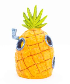 Penn-Plax Spongebob Squarepants Officially Licensed Aquarium Ornament – Spongebob’s Pineapple House – Medium 5.25" Pineapple House 20 71OjMHTyWNL