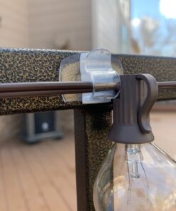 Command Outdoor Light Clips, Damage Free Hanging Light Clips with Adhesive Strips, Wall Clips for Hanging Outdoor Christmas Decorations, Lights and Cables, 20 Clear Clips and 24 Command Strips 20 Clips 48 71OjRAYiQuL