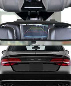 Alternative view of WEIKAILTD Backup Camera and Monitor Kit, 4.3" Car Vehicle Rearview Mirror Monitor for DVD/VCR/Car Reverse Camera Waterproof Car License Plate Rear View Camera (4.3" Backup Camera and Monitor Kit)