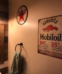 Tin Signs TSN1798-BRK Texaco Round, 11.75 x 11.75 x 0.1 inches 18 71OlOx7Q12L