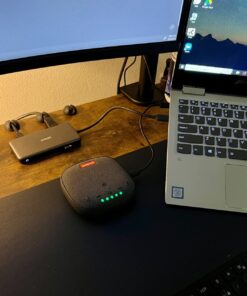 AIRHUG Bluetooth Speakerphone,Conference Speaker with Microphone,6 metes HD Voice Pick Up,Advanced Noise Reduction Algorithm,USB-C Plug & Play,Compatible with Zoom,MS Team,Skype 37 71Om7LlkIvL