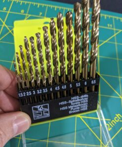 Hymnorq Metric M35 Cobalt Steel Extremely Heat Resistant Twist Drill Bits with Straight Shank Set of 13pcs to Cut Through Hard Metals Such as Stainless Steel and Cast Iron 13pcs(Plastic Case) 28 71OmkhAYTL