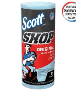 Scott Shop Towels Original (75130), Blue Shop Towels, 1 Roll/Pack, 30 Packs/Case 30 Count (Pack of 1) 9 71On2ECDMaL