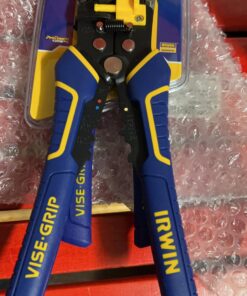 IRWIN VISE-GRIP Wire Stripper, 2 inch Jaw, Cuts 10-24 AWG, ProTouch Grip for Maximum Comfort (2078300) Wire Stripper Only 27 71OnUxVJ5xL