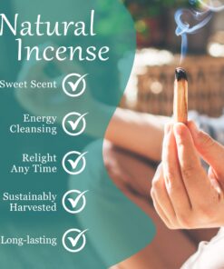 Alternative Imagination Palo Santo Natural Incense Sticks - Holy Wood Incense for Smudge Stick Bundles, Home Energy Cleansing, Spiritual Healing, Meditating, & Stress Relief, Wild Harvested, 6 Pack 23 71OnYSS5hL 1