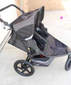 BOB Gear Revolution Flex 3.0 Duallie Double Jogging Stroller, Graphite Black 67 71OoWODtuDL