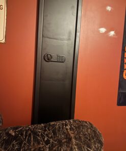 Amazon Basics Steel Home Security Safe with Programmable Electronic Keypad Lock, Secure Documents, Jewelry, Valuables, 1.52 Cubic Feet, Black, 13.8"W x 13"D x 16.5"H 37 71OoiCWss6L