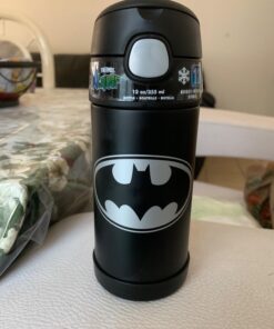 THERMOS FUNTAINER 12 Ounce Stainless Steel Kids Bottle, Batman Assorted 24 71OoodmCZwL