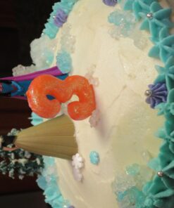 Candy Envy Light Blue and White Rock Candy Crystal Sticks - 24 Indiv. Wrapped - Cotton Candy & Original Sugar Flavored 24 count 34 71Op2a 9D L 2