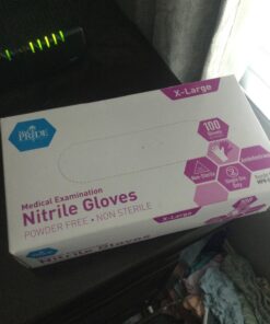 MedPride Powder-Free Nitrile Exam Gloves, X-Large (Pack of 100) X-Large (Pack of 100) 25 71Opd1L1bIL