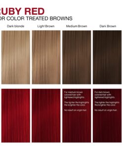 Celeb Luxury Gem Lites Ruby Red Colorditioner, Color Depositing Conditioner with Bondfix Bond Rebuilder, Semi Permanent Hair Colour Glaze, Maintains and Refreshes Red and Deep Red Tones 25 71Opv2R3MHS 1