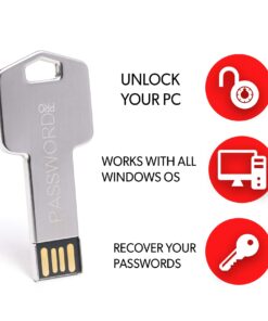 Password Reset Key Pro Next Generation - USB 3.0 Works w/Windows 98, 2000, XP, Vista, 7, & 10 - Fast Access No Internet Connection Needed - Reset Lost Passwords on Windows Based PC & Laptop Password Reset (New Version) 9 71Or2 mEBAL