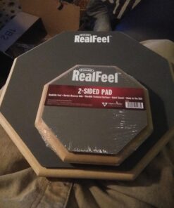 Evans RealFeel - Drum Practice Pad - Drum Pad - Drummer Practice Pad - Gum Rubber & Neoprene, 2 Sided, 12 Inch 2-Sided 40 71OrZiDcVyL