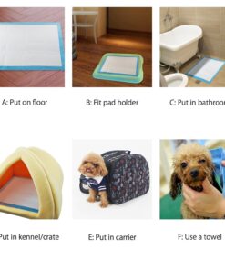 Petphabet 64 Count Puppy Pads 18 by 24 Inches,Dog Training Potty Pee Pads 60-Count 15 71OsYWR0tL