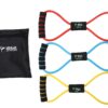 iRibit Fitness Figure 8 Toner Resistance Exercise Tube Band Set of 3 9 71OsfSWLbL