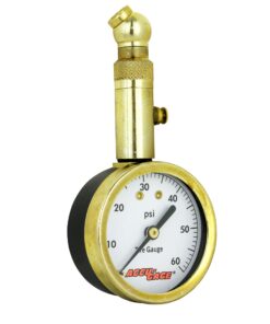 Accu-Gage by Milton Dial Tire Pressure Gauge with Swivel Angle Air Chuck - ANSI Certified for Motorcycle/Car/Truck Tires (0-60 PSI) 7 71OtQO8ckdL