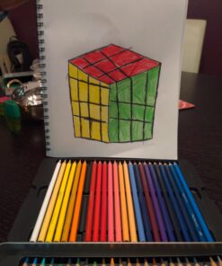 Amazon Basics Premium Colored Pencils, Soft Core, 48 Count Set 48 Count (Pack of 1) 48 71OtcdfOedL