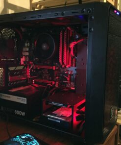 Thermaltake Versa H15 SPCC Micro ATX Mini Tower Computer Chassis CA-1D4-00S1NN-00, Black Computer Case 89 71OuTOvaN2L