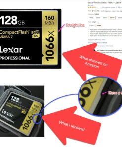 Lexar Professional 1066x 128GB CompactFlash Card, Up to 160MB/s Read, for Professional Photographer, Videographer, Enthusiast (LCF128CRBNA1066) 27 71OuatDyNCL
