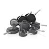 Ninja C39600 Foodi NeverStick Premium Hard-Anodized 13-Piece Cookware Set, Guaranteed to Never Stick, Nonstick, Durable, Oven Safe to 500°F, Grey 34 71Ov JSZTyL