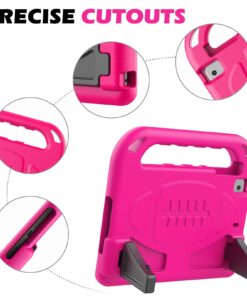 Alternative view of AVAWO Kids Case for iPad Mini 1 2 3 - Light Weight Shock Proof Handle Stand Kids for iPad Mini, iPad Mini 3rd Generation, iPad Mini 2 with Retina Display - Rose Magenta/Rose