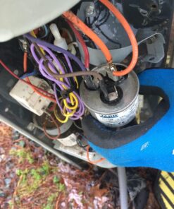 Genteq C3355R Capacitor Dual Run Round 35/5 UF MFD 370V VAC 97F9834 (Replace Old GE# Z97F9834) 35 and 5 MFD at 370V 31 71OviiW6glL