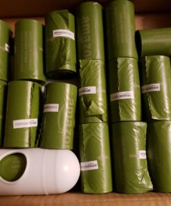 Amazon Basics Dog Poop Bags With Dispenser and Leash Clip, Brazilian Mango Scented, 270 Count, 18 Pack of 15, 13 Inch x 9 Inch 270 Bags 29 71Owc5wsaJL