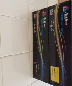 Arthur Imaging Compatible Toner Cartridge Replacement for Brother TN221 TN225 (Black, Cyan, Yellow, Magenta, 4-Pack) 18 71OwiJlLxUL