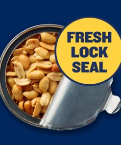 PLANTERS Salted Caramel Peanuts, Sweet and Salty Snacks, Plant-based Protein, 6 oz Canister ( 8 Count ) 6 Ounce (Pack of 8) 12 71Owmda2tFL