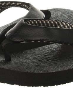 Sanuk Women's Yoga Mat Flip Flop,Black,5 M 14 71OwqS7m93L
