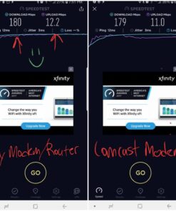 MOTOROLA 8x4 Cable Modem, Model MB7220, 343 Mbps DOCSIS 3.0, Certified by Comcast XFINITY, Time Warner Cable, Cox, BrightHouse, and More (No Wireless) 28 71OxHOFC3tL