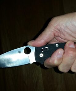 Spyderco Manix 2 XL Folding Knife - Black G-10 Handle with PlainEdge, Full-Flat Grind, CPM S30V Steel Blade and Ball Bearing 58 71OxJE94KXL