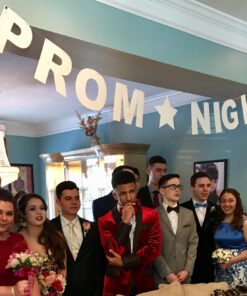 Glittered Prom Night Streamer Party Accessory (1 count) (1/Pkg) 9 71OxNAXN9uL