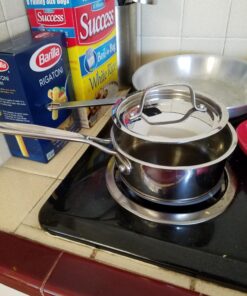 Cuisinart 1 Quart Saucepan w/Cover, Chef's Classic Stainless Steel Cookware Collection, 719-14 25 71OxUFrMtnL