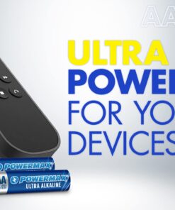 Powermax 24-Count AAA Batteries, Ultra Long Lasting Alkaline Battery, 10-Year Shelf Life, Reclosable Packaging 1 Count (Pack of 24) 15 71OxXyGTYL