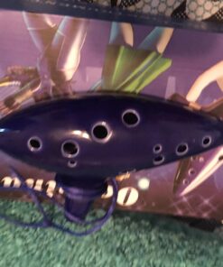 AFUNTA 12 Hole Ocarina Ceramic Alto C Legend of Zelda Ocarina Flute with song book (Neck Strap Cord with Random Color)- Blue 13 71OxjEDRBaL