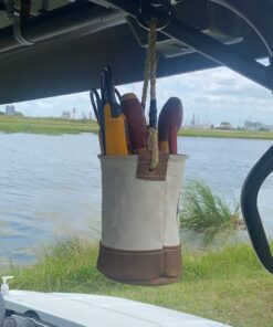 Klein Tools 5104MINI Mini Tool Bucket, Leather-Bottom 41 71Oxx5IrZYL