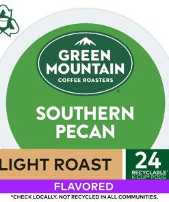 Green Mountain Coffee Roasters Southern Pecan, Single-Serve Keurig K-Cup Pods, Flavored Light Roast, 24 Count 24 Count (Pack of 1) 16 71OyDQjUA S