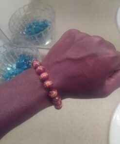 Purple Whale Unisex Tibetan Buddhist Wood Prayer Beads Bracelet, Chinese Calligraphy Words Engraved Feng Shui Bracelet, Elasticated Wrist Accessory, Brown, 7.5 Inches 10 71OylseoJ7L