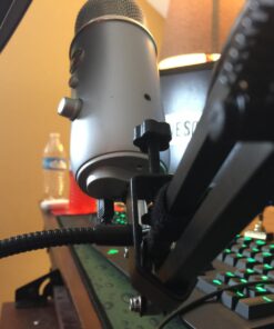 Neewer Microphone Arm Stand, Suspension Boom Scissor Mic Arm Stand with 3/8” to 5/8” Screw and Cable Ties Compatible with Blue Yeti, Snowball, Yeti X, Quadcast and Other Mics, Max Load 1.5kg 65 71Oym44xVHL