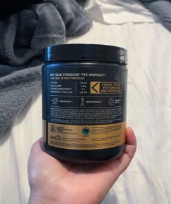 OPTIMUM NUTRITION Gold Standard Pre-Workout with Creatine, Beta-Alanine, and Caffeine for Energy, Flavor: Fruit Punch, 30 Servings 30 Servings (Pack of 1) 40 71Oz63QdGDL