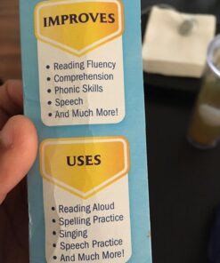 (Pink) Toobaloo Auditory Feedback Phone – Accelerate Reading Fluency, Comprehension and Pronunciation with a Reading Phone. Pink Single 15 71P 8GezkOL