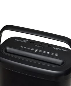 Amazon Basics 8-Sheet Cross-Cut Paper Shredder and Credit Card Shredder - Black 8 Sheet (New Model - Black) 9 71P e97ZpL