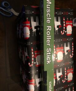 Idson Muscle Roller Stick for Athletes- Body Massage Sticks Tools Massager for Relief Muscle Soreness,Cramping and Tightness,Help Legs and Back Recovery,Black Green Black Green 43 71P uZvQioL